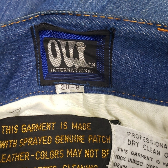 2 piece oui vintage jeans & vest - Picture 7 of 7